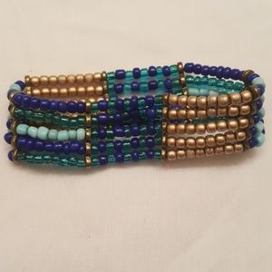Blue/Gold bracelet